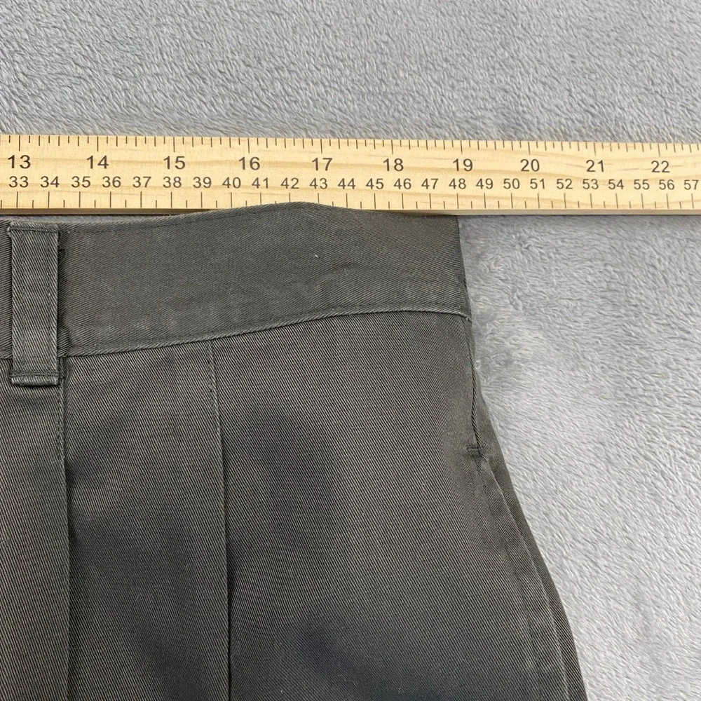 Vintage Bugle Boy Pants Mens 38x32 Green Pleated Chino Trousers 90s Regular